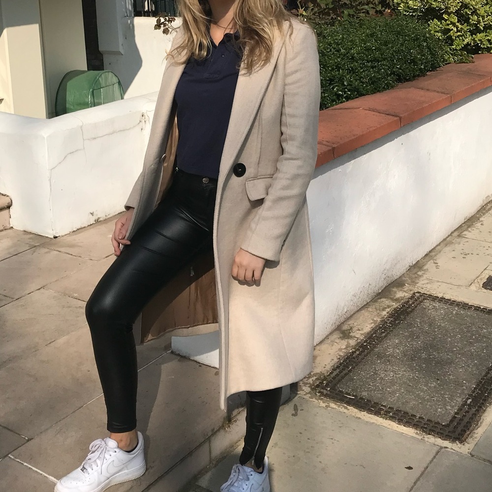 MANGO blazer coat
